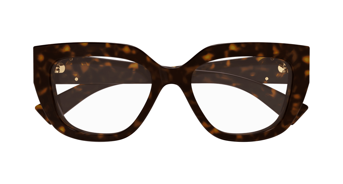 Brillen gucci gg1847o 004 havana cat eye femenino größe 53mm - Detailansicht