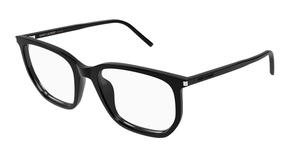 Óculos graduados saint laurent sl 802 001 negro geometric unisex tamanho 55mm - Vista principal