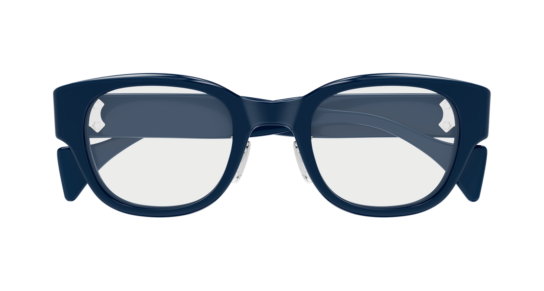 Brillen gucci gg2001oj 004 azul round/oval/panthos masculino größe 48mm - Detailansicht
