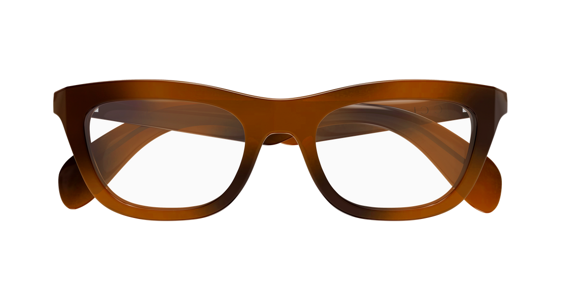 Occhiali da vista gucci gg1932o 003 havana cat eye femenino taglia 51mm - Vista dettagliata