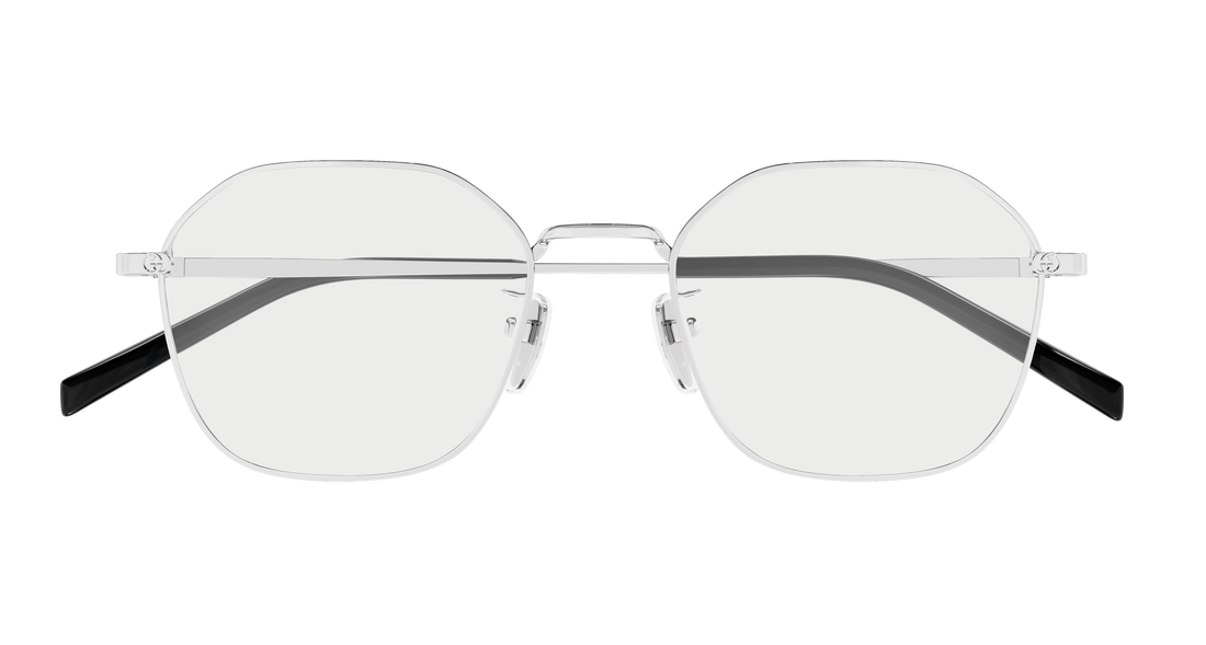 Occhiali da vista gucci gg1956ok 002 plateado rectangular / squared femenino taglia 51mm - Vista dettagliata