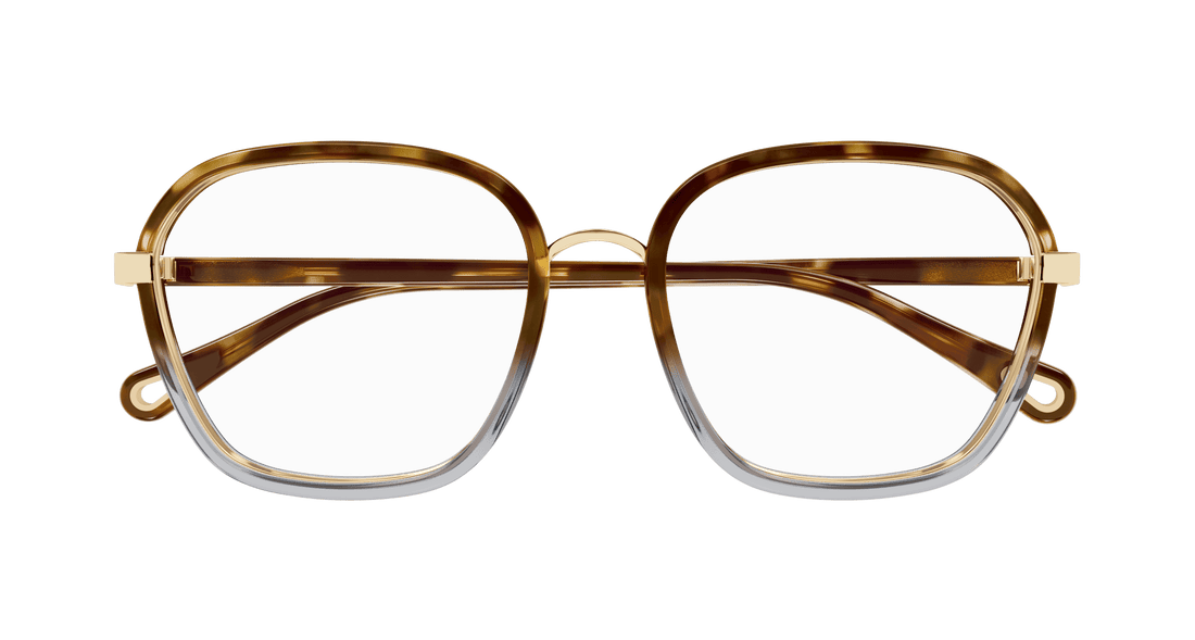 Prescription glasses chloé ch0309o 003 havana square femenino size 54mm - Detailed view