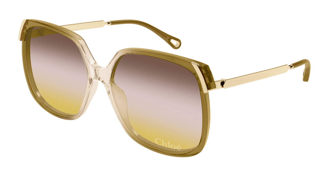 Sunglasses chloé ch0286s 008 beige square femenino size 60mm - Main view