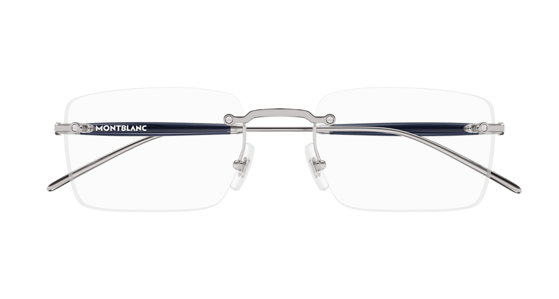 Occhiali da vista montblanc mb0411o 004 rutenio square masculino taglia 55mm - Vista dettagliata