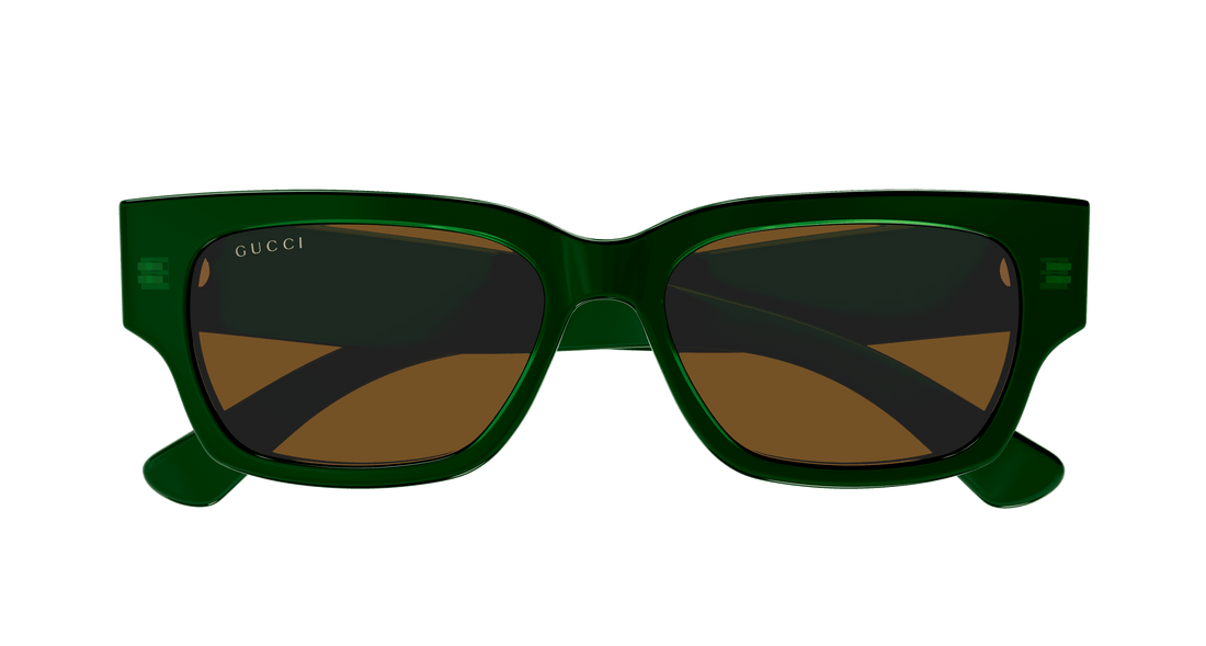 Gafas de sol gucci gg1794s 004 verde square masculino talla 54mm - Vista de detalle