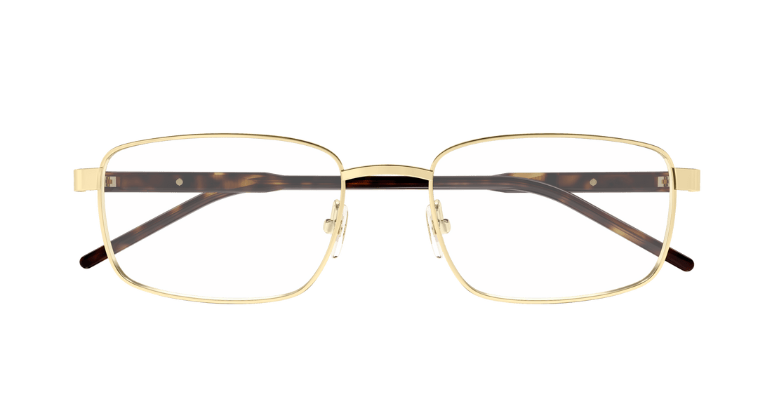 Occhiali da vista gucci gg1801o 006 dorado square masculino taglia 56mm - Vista dettagliata