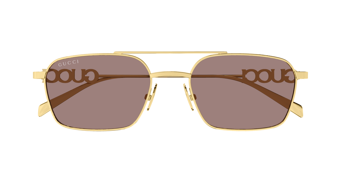 Gafas de sol gucci gg1804s 003 dorado square femenino talla 54mm - Vista de detalle