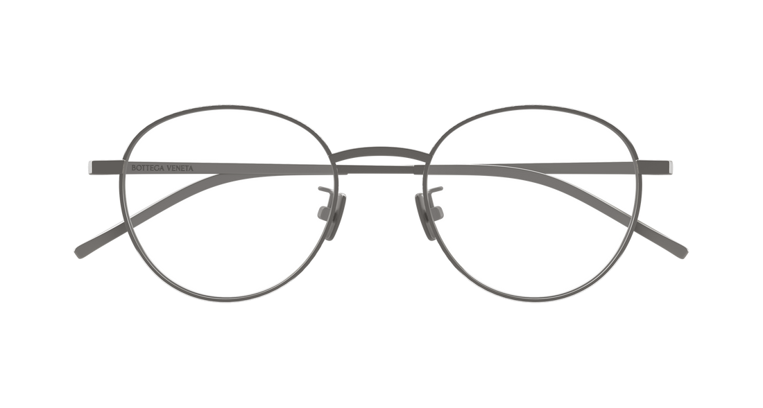 Occhiali da vista bottega veneta bv1424oa 003 plateado round/oval/panthos unisex taglia 50mm - Vista dettagliata