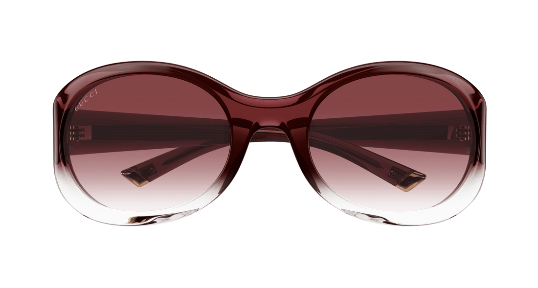Sunglasses gucci gg2012s 004 rojo round femenino size 62mm - Detailed view