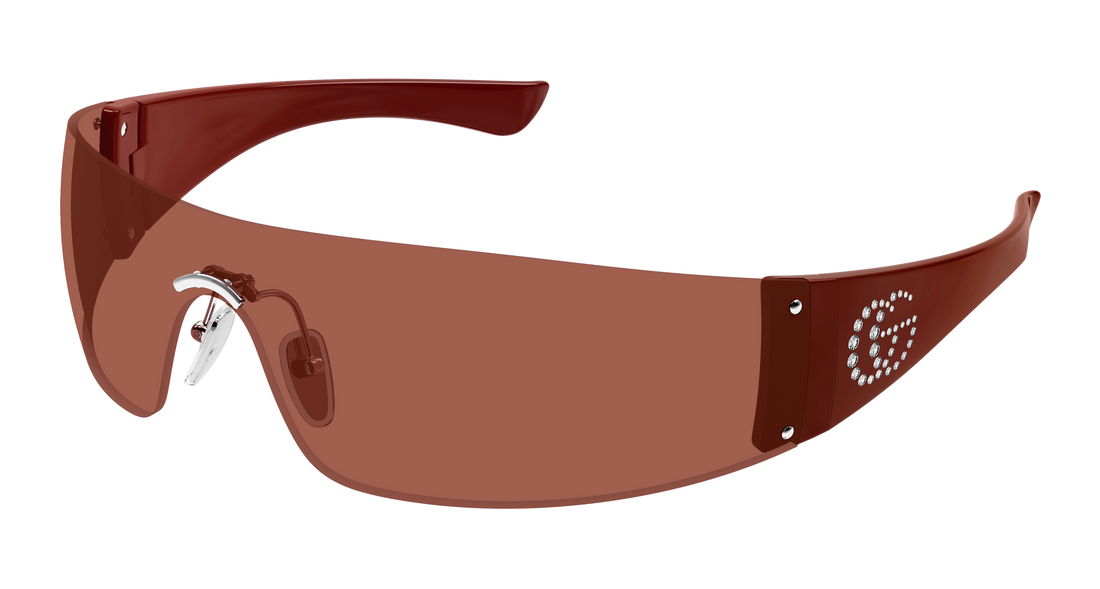 Óculos de sol gucci gg1958s 004 plateado mask unisex tamanho 99mm - Vista principal