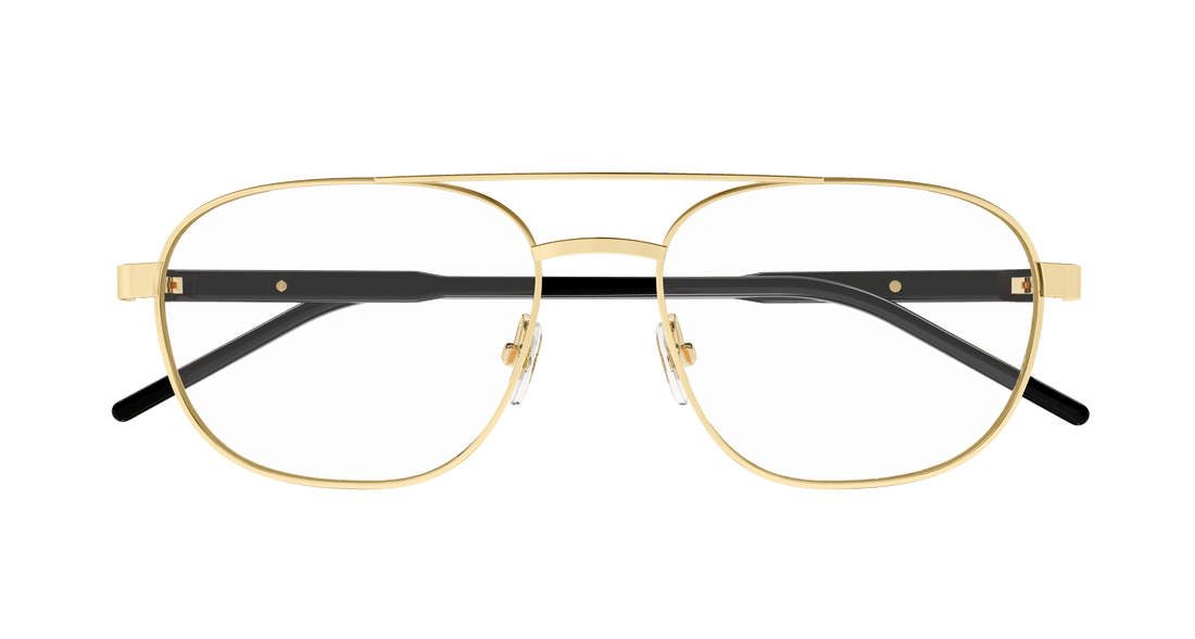Brillen gucci gg1800o 001 dorado square masculino größe 56mm - Detailansicht