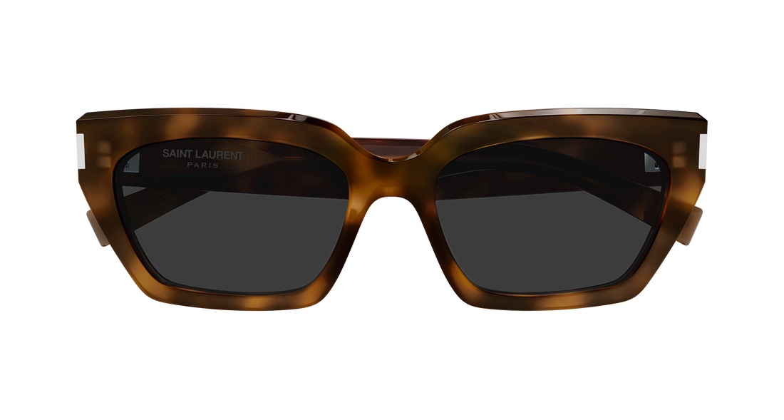 Óculos de sol saint laurent sl 826 page 002 havana cat eye femenino tamanho 55mm - Vista de detalhe