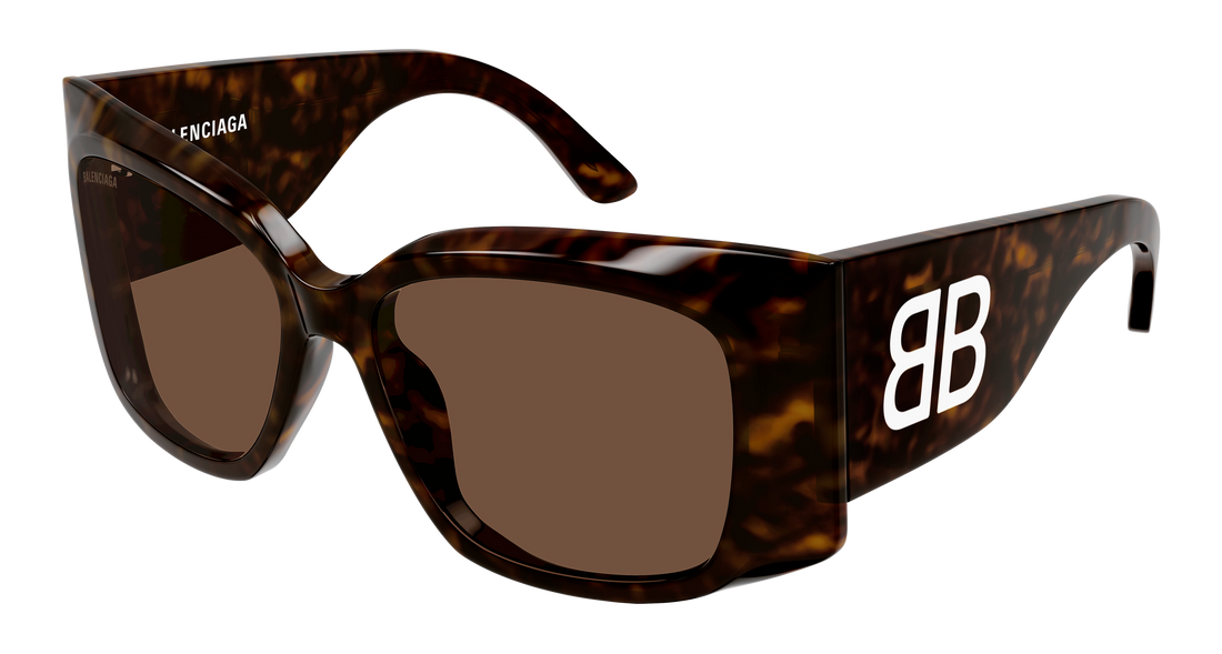 Sunglasses balenciaga bb0443s 004 havana butterfly femenino size 58mm - Main view