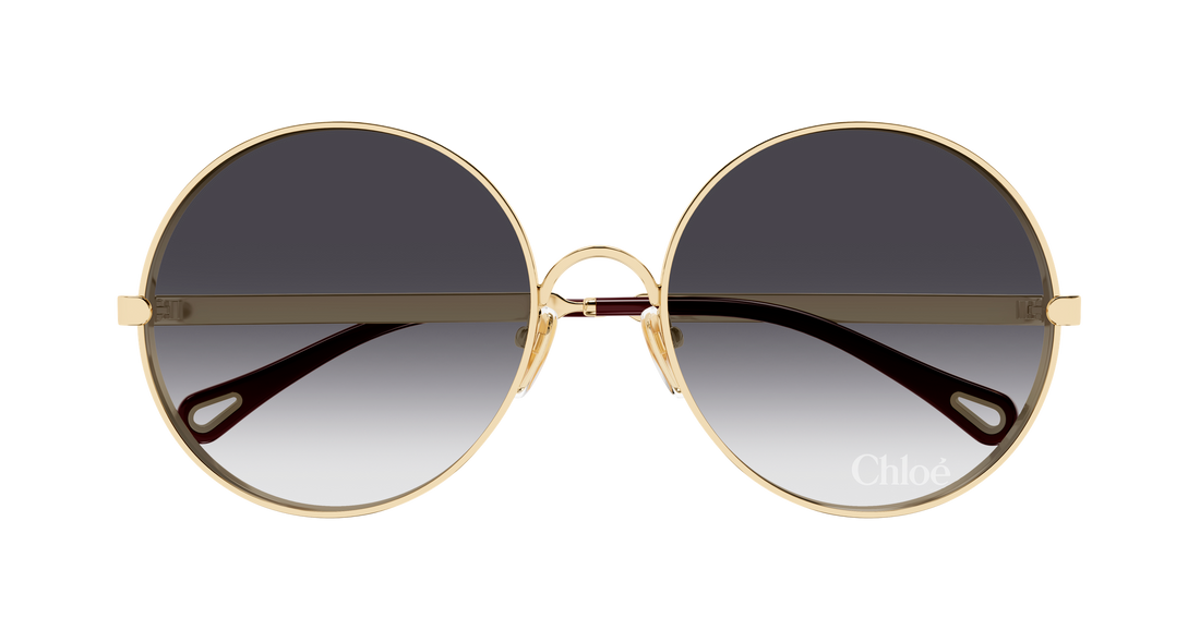 Sunglasses chloé ch0321s 005 dorado round/oval/panthos femenino size 59mm - Detailed view