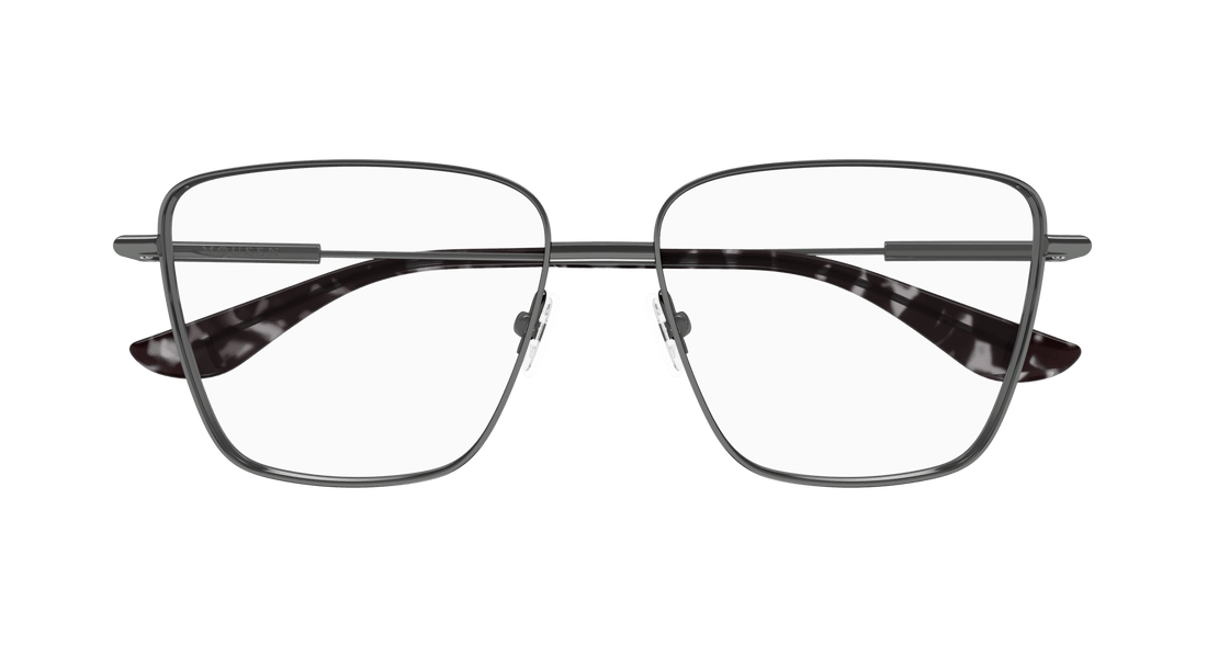 Brillen alexander mcqueen am0503o 003 rutenio square femenino größe 55mm - Detailansicht