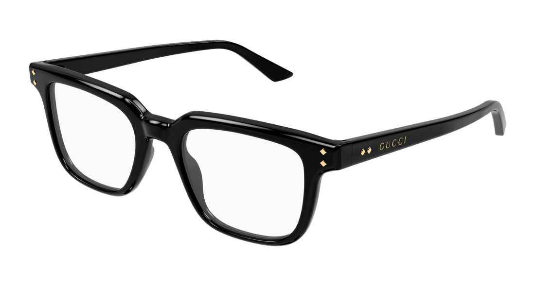 Brillen gucci gg1895o 001 negro square masculino größe 49mm - Hauptansicht