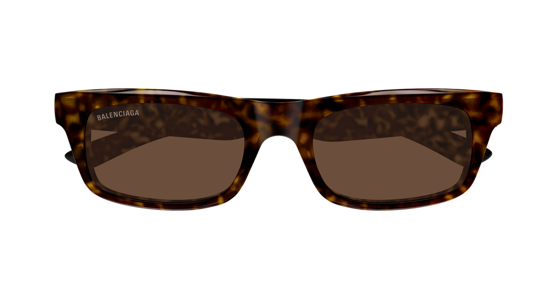 Sunglasses balenciaga bb0422s 002 havana rectangular / squared masculino size 54mm - Detailed view