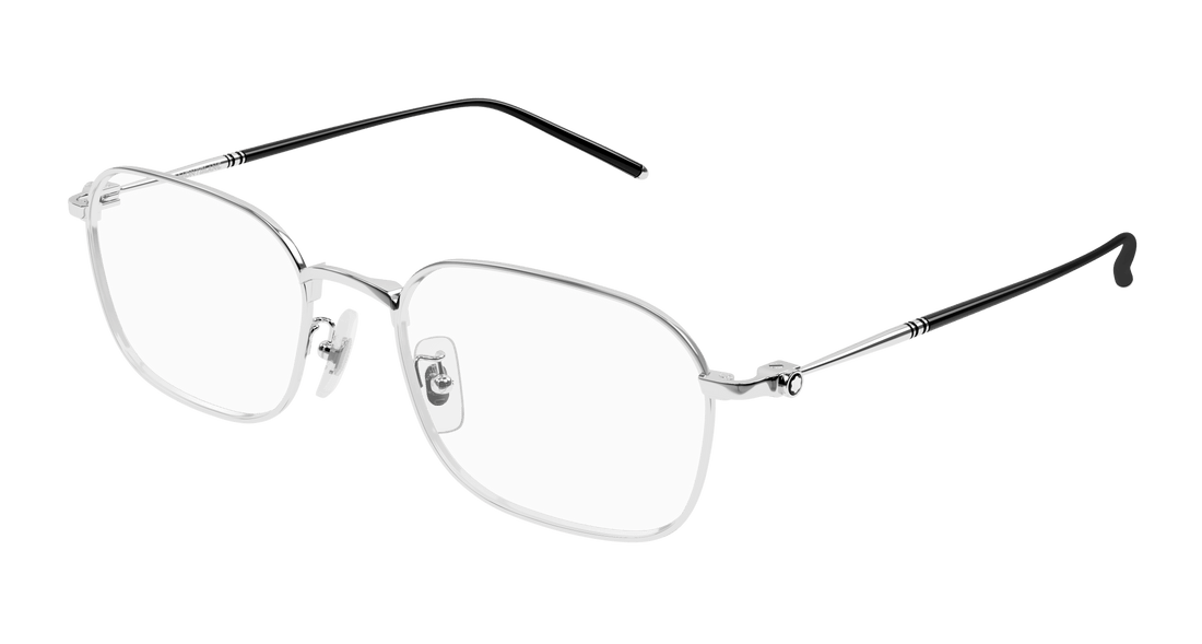 Occhiali da vista montblanc mb0414oa 003 plateado square masculino taglia 54mm - Vista principale