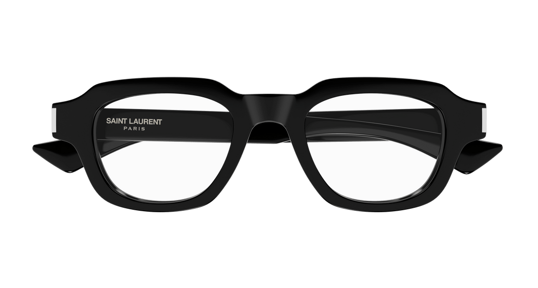 Dioptrijske naočale saint laurent sl 791 opt 001 negro square unisex veličina 48mm - Detaljni prikaz