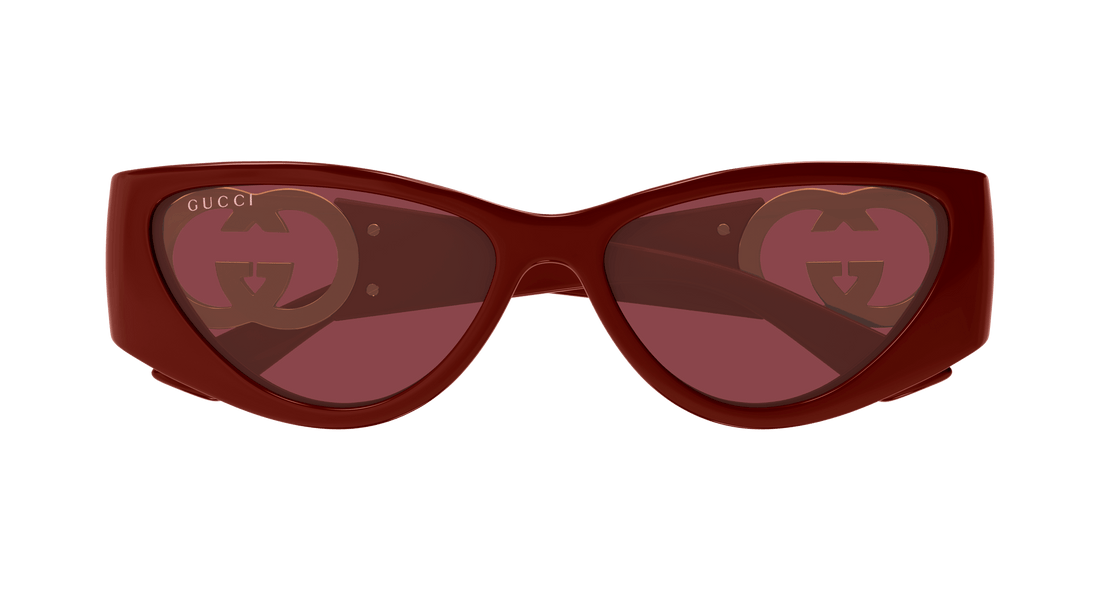 Gafas de sol gucci gg1824s 003 burdeos cat eye femenino talla 55mm - Vista de detalle