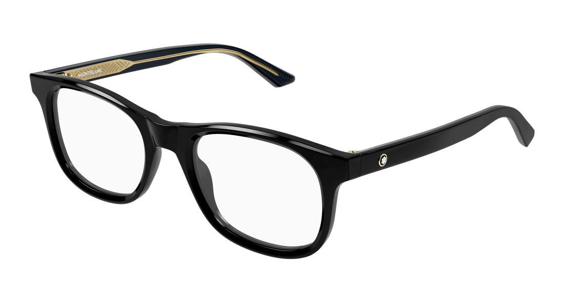 Occhiali da vista montblanc mb0385o 006 negro square masculino taglia 54mm - Vista principale