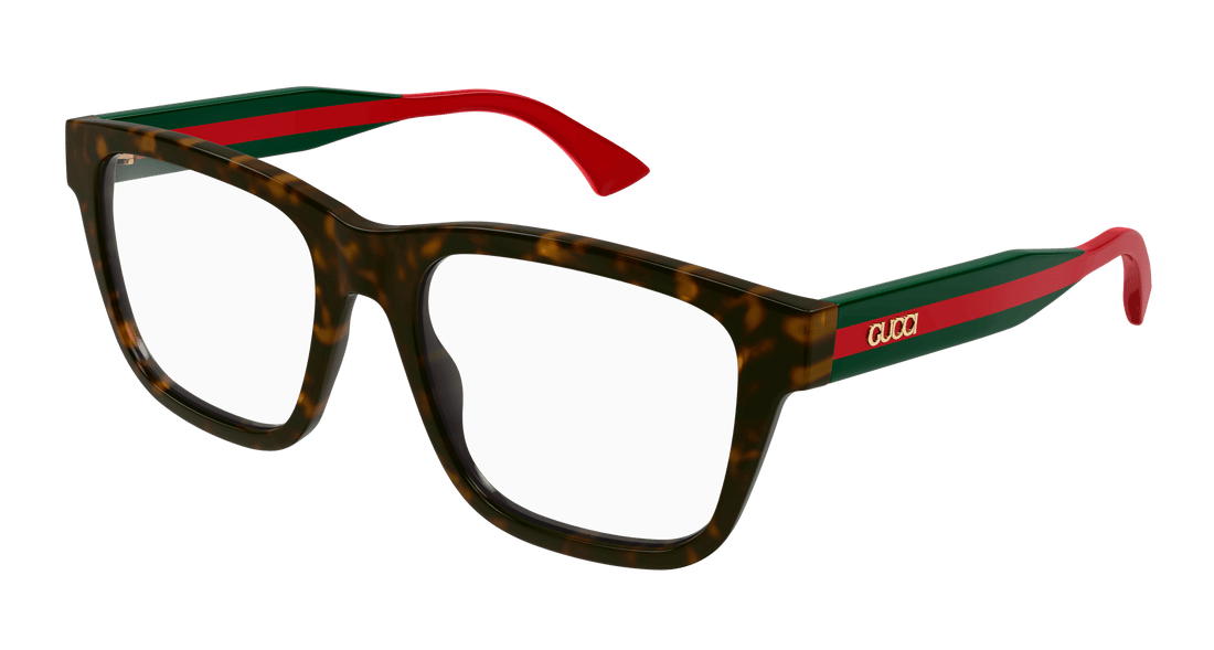 Occhiali da vista gucci gg1870o 006 havana square masculino taglia 56mm - Vista principale