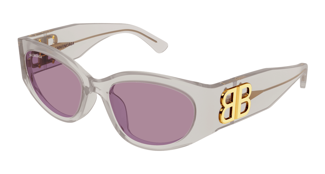 Sunglasses balenciaga bb0324sk 011 blanco round femenino size 55mm - Main view