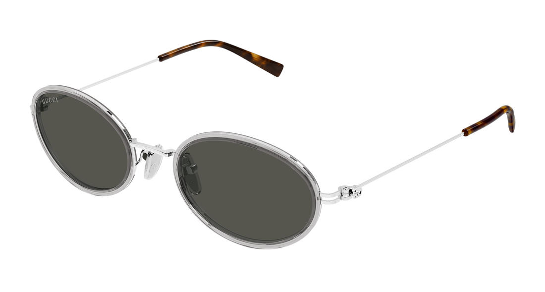 Occhiali da sole gucci gg1980s 005 gris round/oval/panthos femenino taglia 52mm - Vista principale