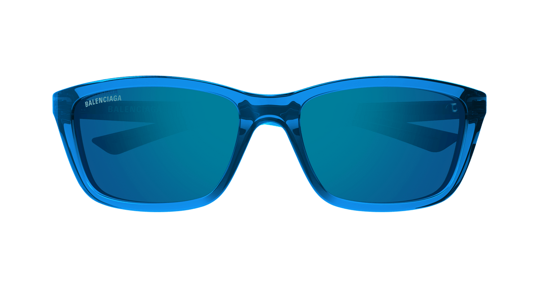 Sunglasses balenciaga bb0403sk 004 azul square unisex size 58mm - Detailed view