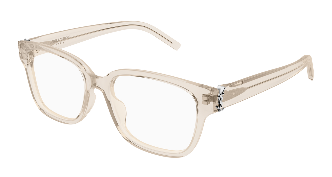 Brillen saint laurent sl m150/f 004 beige square unisex größe 55mm - Hauptansicht