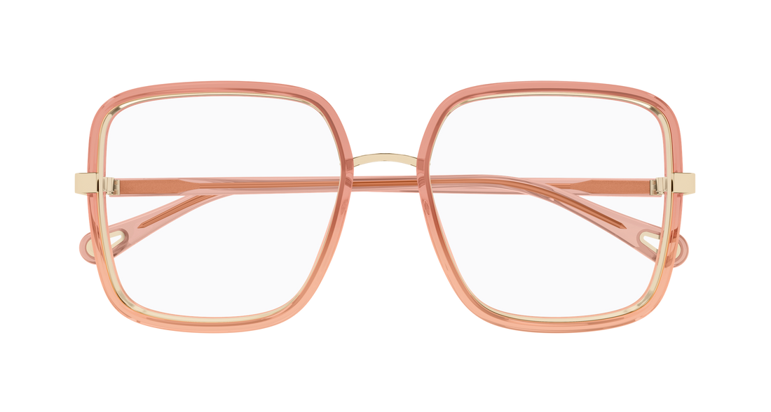 Occhiali da vista chloé ch0338o 002 rojo rectangular / squared femenino taglia 55mm - Vista dettagliata