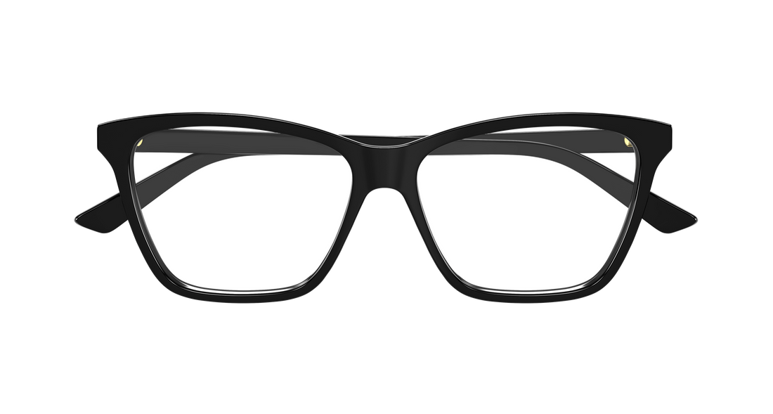 Gafas graduadas bottega veneta bv1421o 001 negro butterfly femenino talla 55mm - Vista de detalle