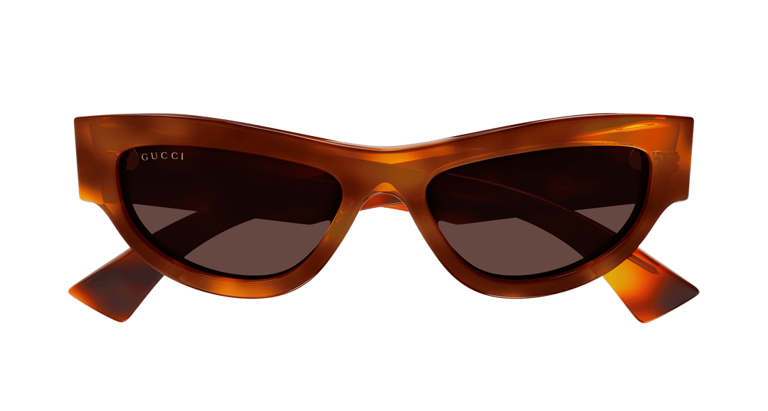 Gafas de sol gucci gg1834s 002 havana cat eye femenino talla 53mm - Vista de detalle