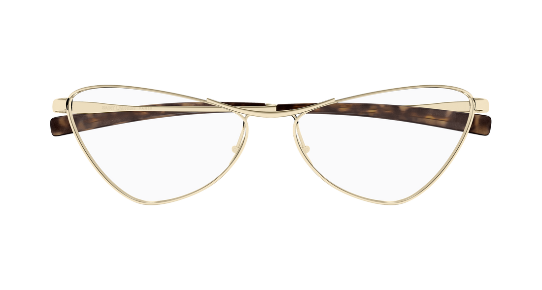 Brillen saint laurent sl 830 opt 002 dorado cat eye femenino größe 56mm - Detailansicht