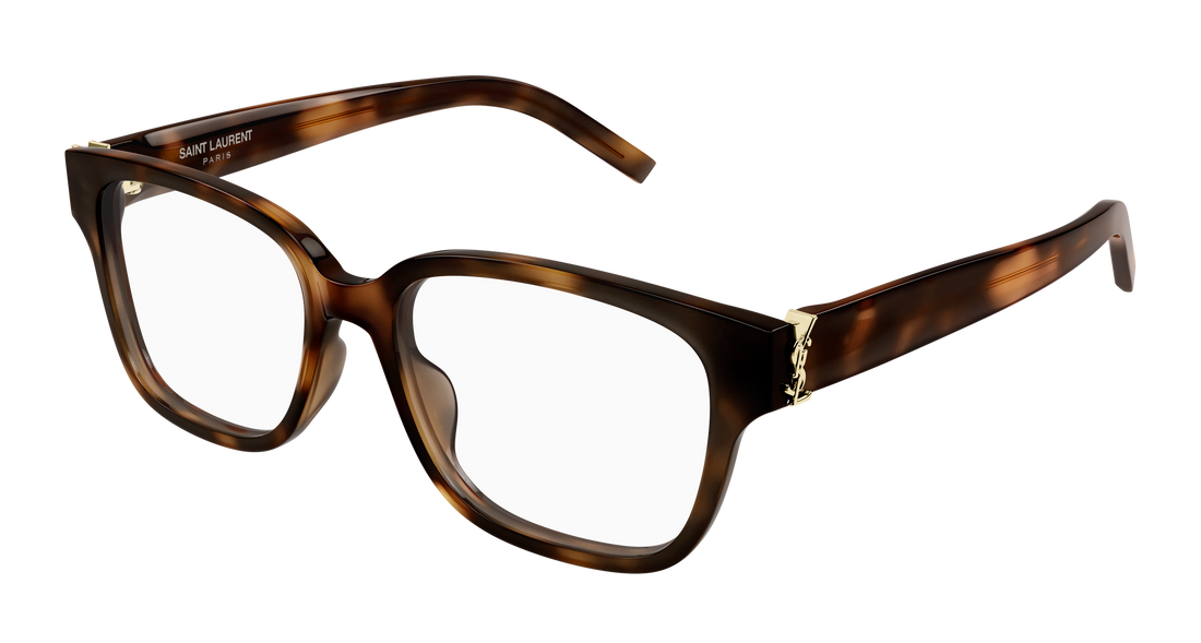Brillen saint laurent sl m150/f 003 havana square unisex größe 55mm - Hauptansicht