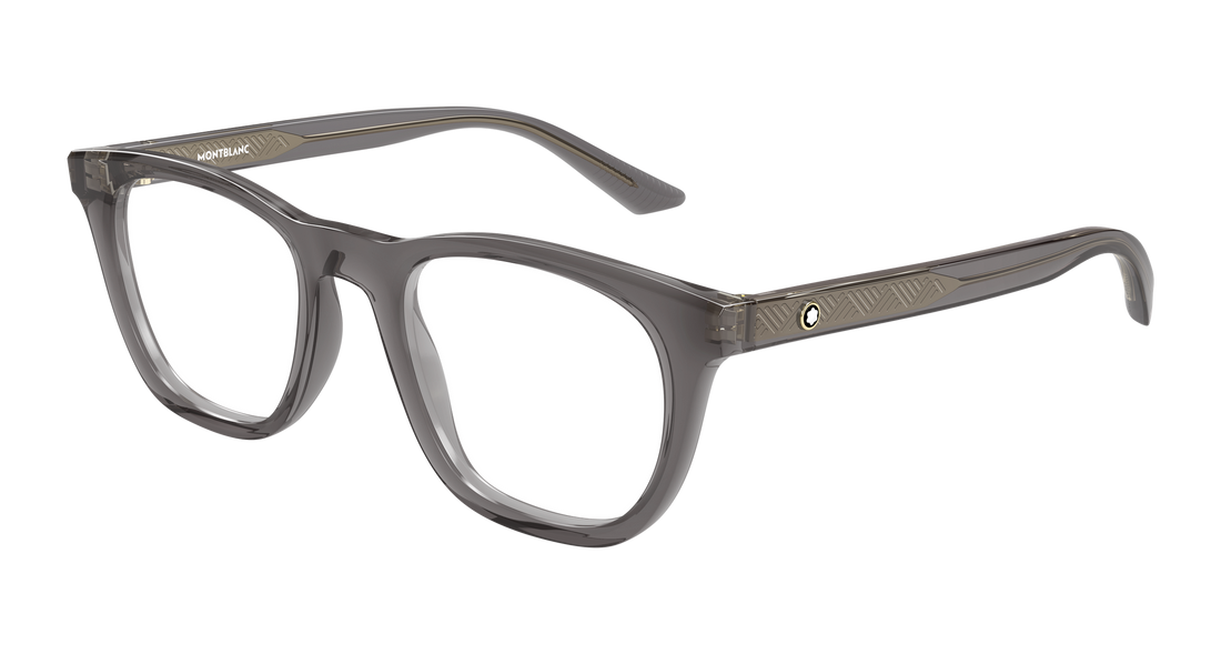 Occhiali da vista montblanc mb0422o 004 gris rectangular / squared masculino taglia 51mm - Vista principale