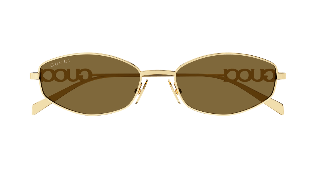 Gafas de sol gucci gg1802s 005 dorado round femenino talla 55mm - Vista de detalle