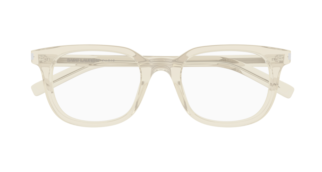 Dioptrijske naočale saint laurent sl 840 004 amarillo round/oval/panthos unisex veličina 51mm - Detaljni prikaz