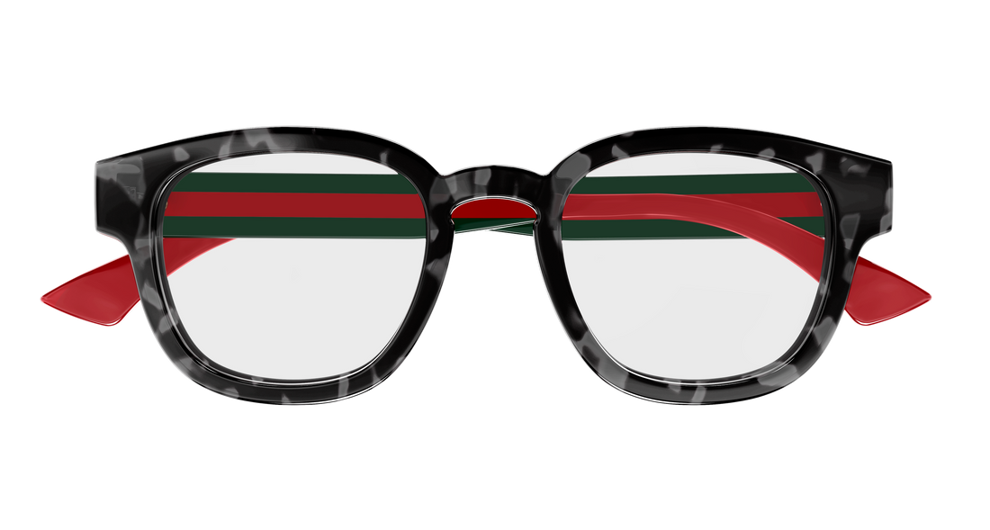 Occhiali da vista gucci gg1992o 002 havana round/oval/panthos masculino taglia 48mm - Vista dettagliata