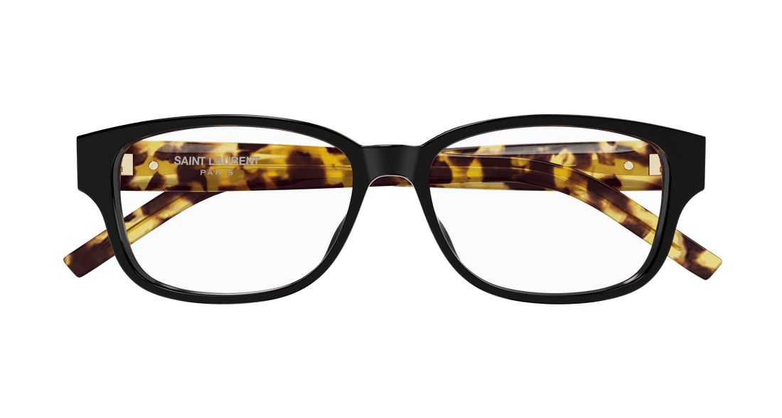 Óculos graduados saint laurent sl m149 010 negro square unisex tamanho 52mm - Vista de detalhe