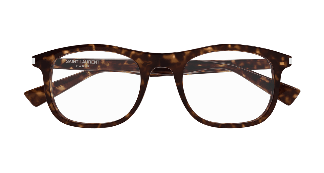 Óculos graduados saint laurent sl 811 002 havana square unisex tamanho 52mm - Vista de detalhe