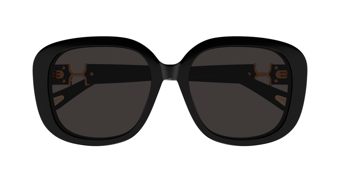 Sonnenbrillen chloé ch0303sk 001 negro square femenino größe 56mm - Detailansicht