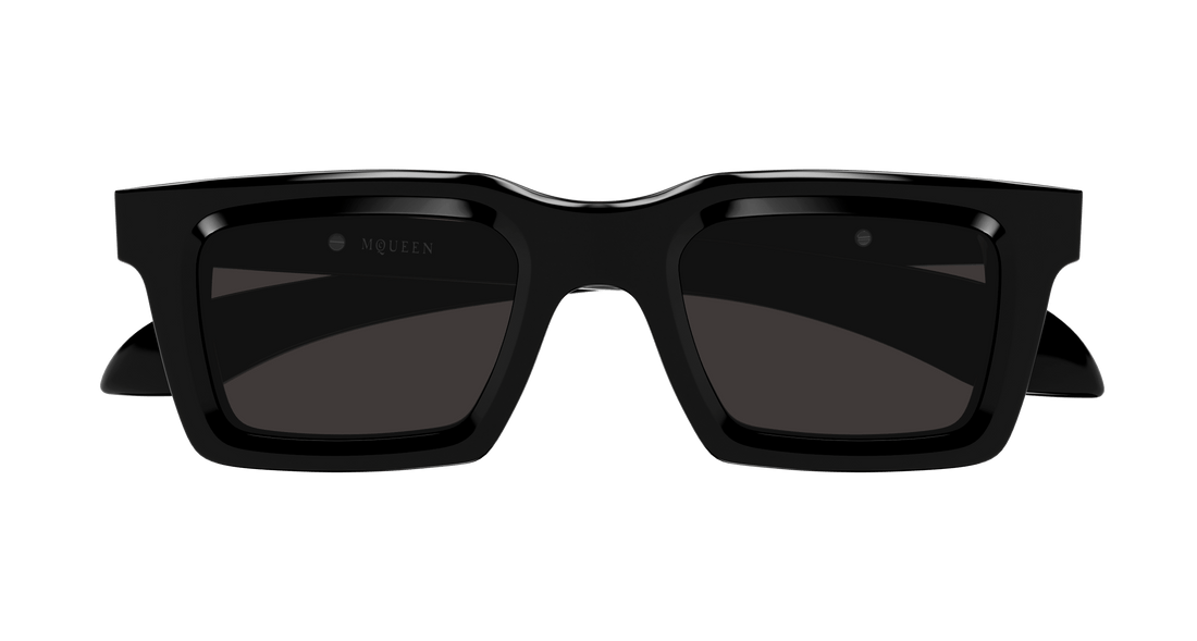 Sonnenbrillen alexander mcqueen am0506s 001 negro square masculino größe 50mm - Detailansicht