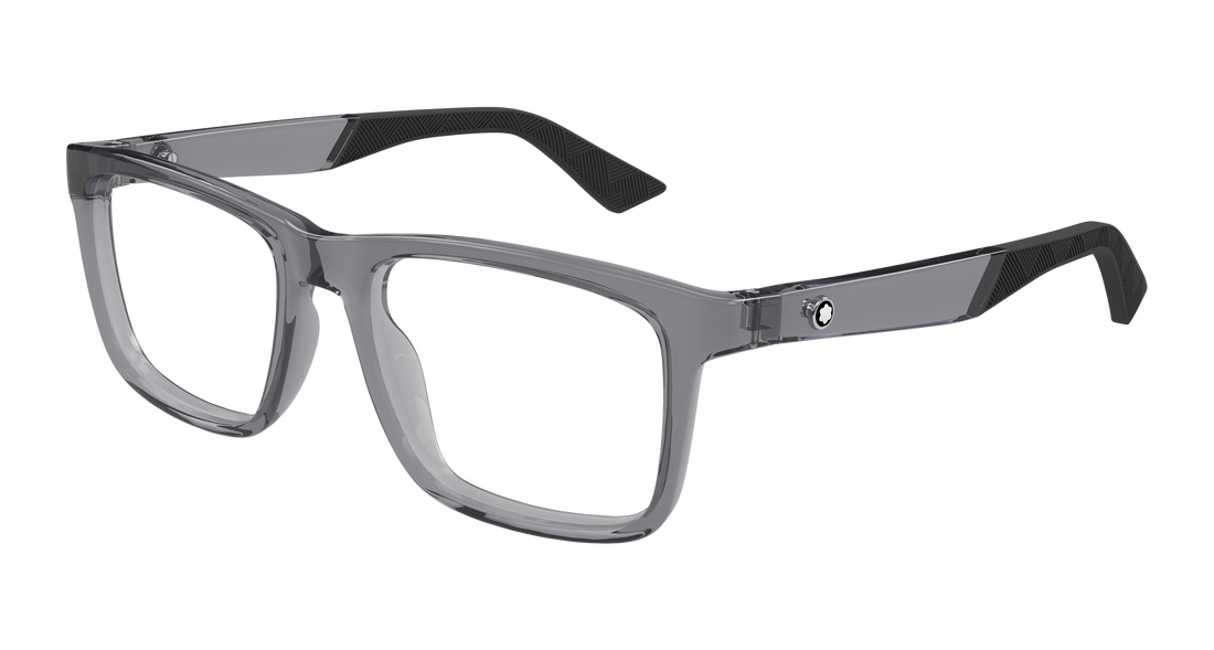 Gafas graduadas montblanc mb0434o 003 gris rectangular / squared masculino talla 55mm - Vista principal