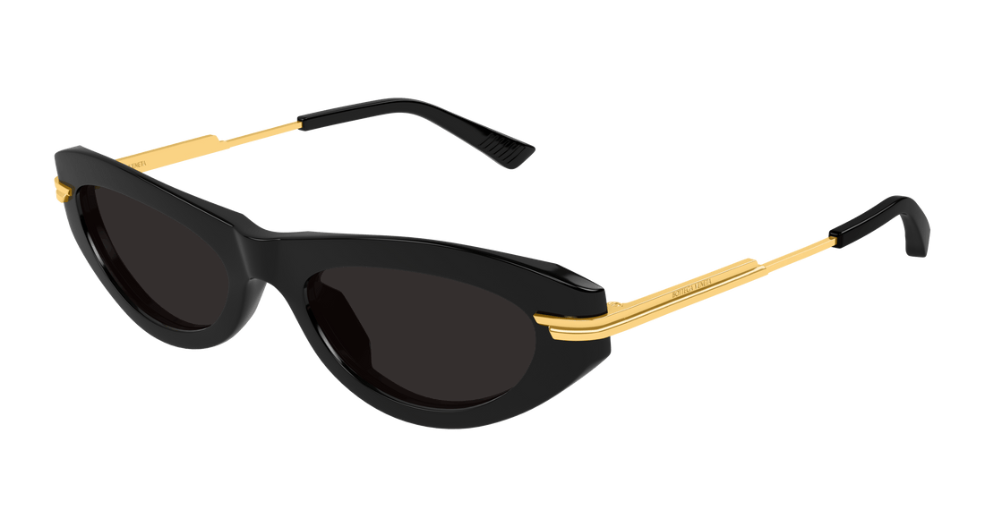 Óculos de sol bottega veneta bv1368s 001 negro round femenino tamanho 53mm - Vista principal