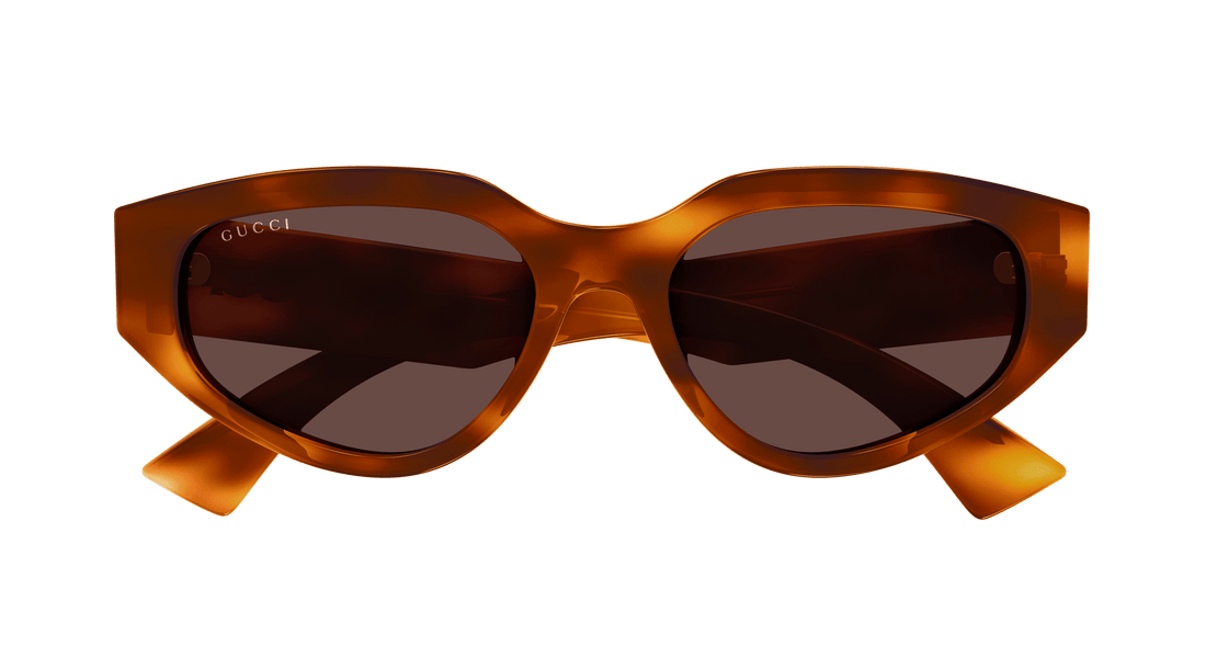 Gafas de sol gucci gg1845sa 002 havana cat eye femenino talla 55mm - Vista de detalle