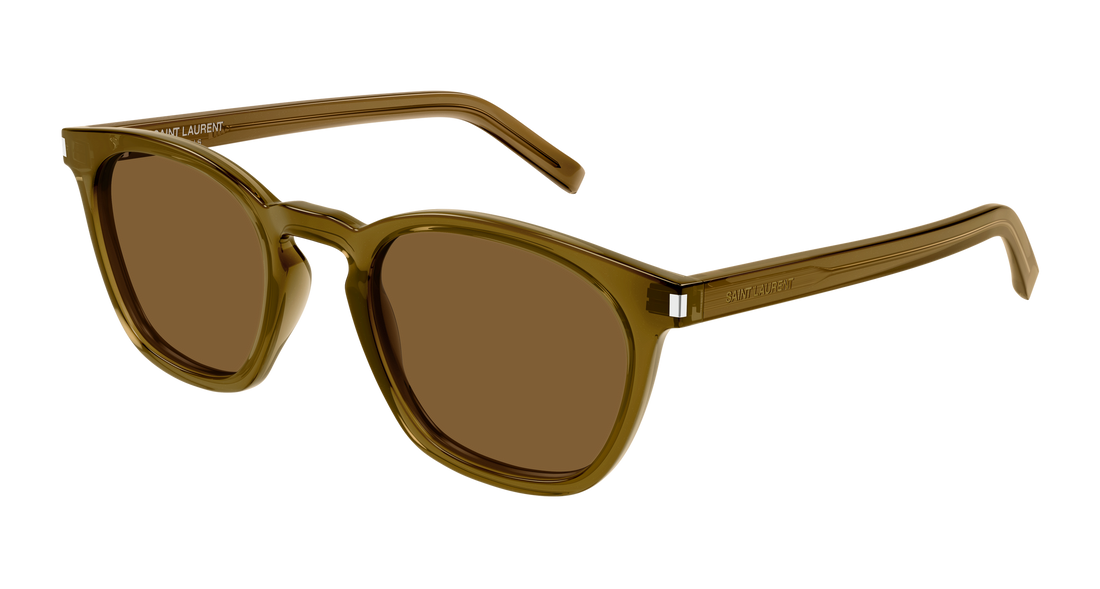 Sonnenbrillen saint laurent sl 28 052 marron square unisex größe 49mm - Hauptansicht