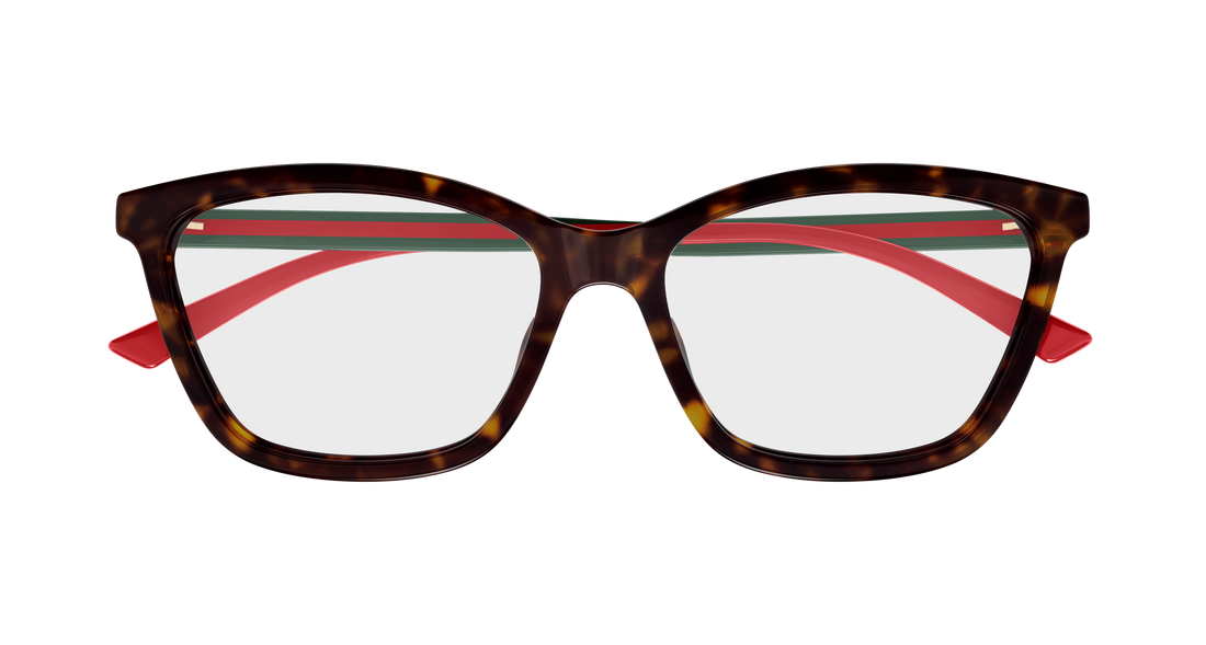Brillen gucci gg1989o 002 havana cat eye femenino größe 56mm - Detailansicht