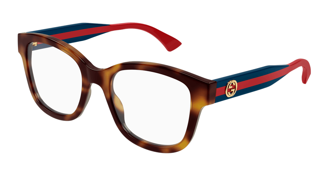 Occhiali da vista gucci gg1863o 002 havana square femenino taglia 51mm - Vista principale