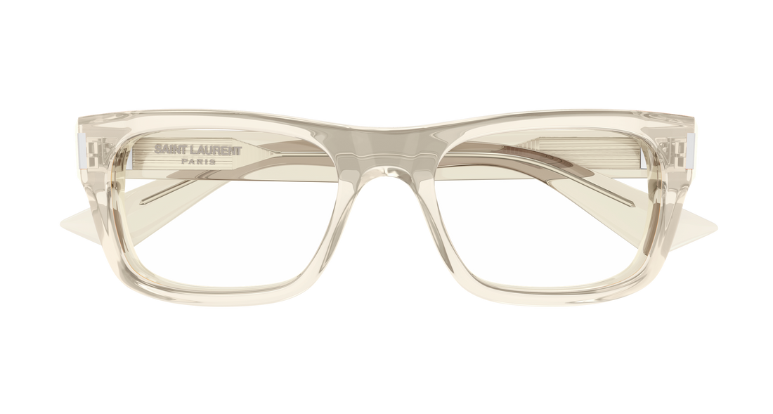 Brillen saint laurent sl 83 opt 004 amarillo rectangular / squared unisex größe 53mm - Detailansicht